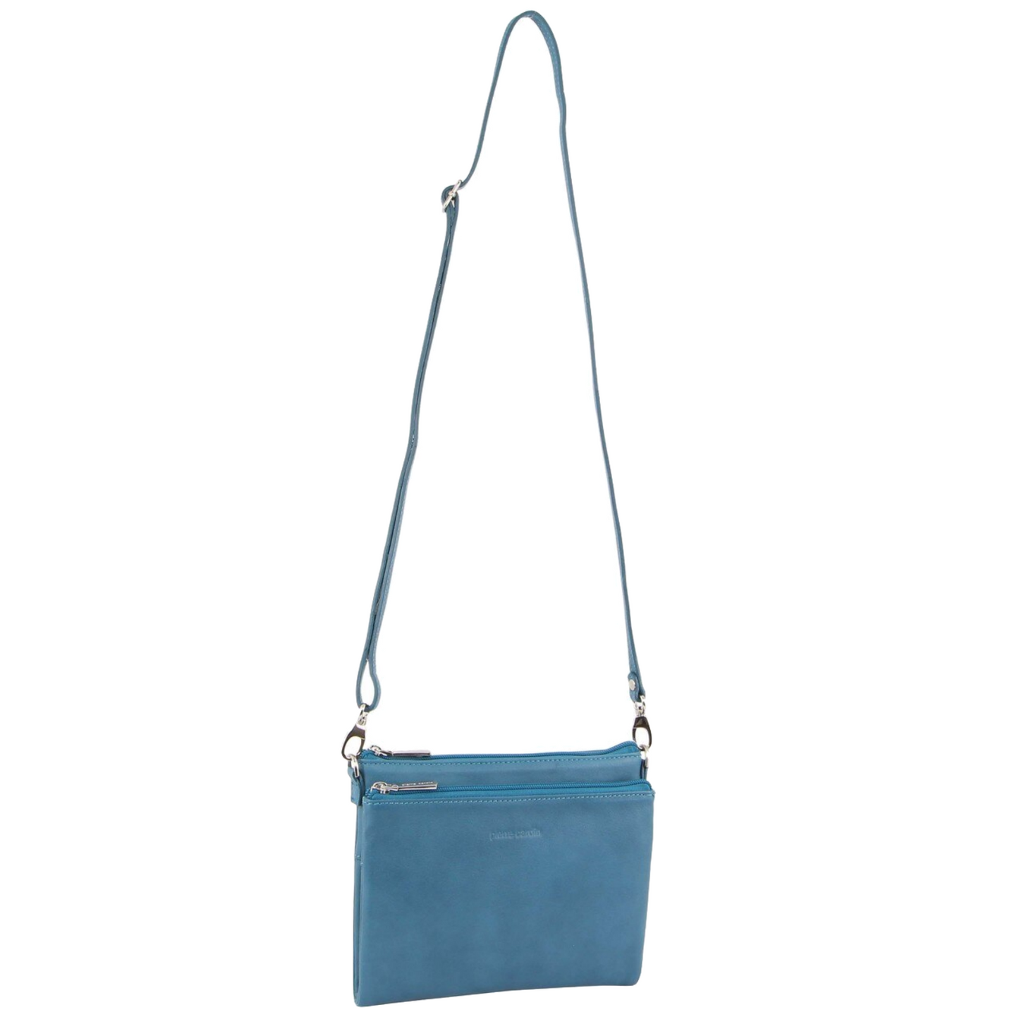 Pierre Cardin Ladies Cross Body Bag Leather Clutch Shoulder Sling Womens - Tropical-4
