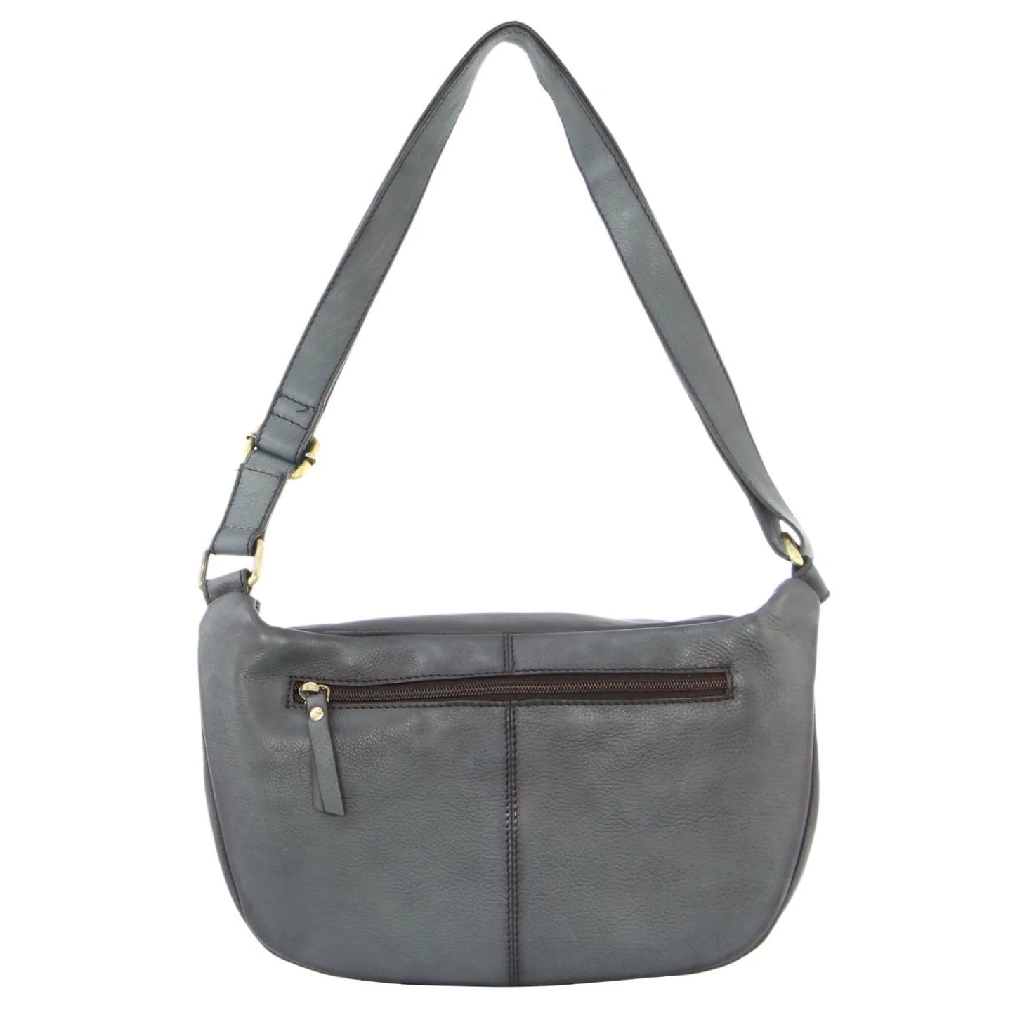 Pierre Cardin Women Sling Bum Bag Leather Crossbody Shoulder Travel Chest - Black