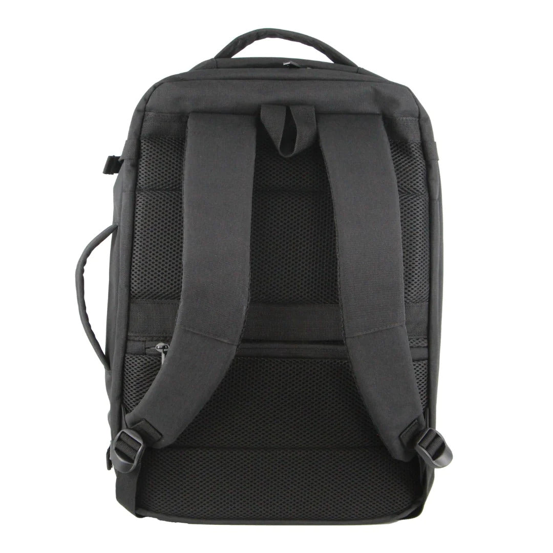 Pierre Cardin Mens Travel & Business 24L Backpack with Built-in USB Port - Black-3