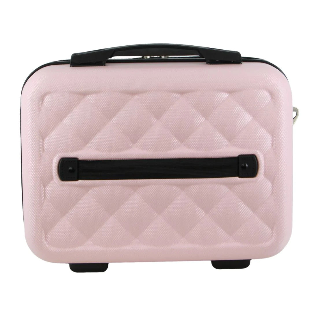 Pierre Cardin Beauty Case Hard Shell Makeup Cosmetic Organizer Travel - Rose-3