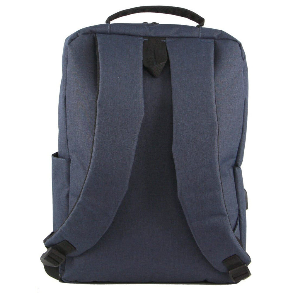 Pierre Cardin Travel & Business Backpack Bag w/ Laptop Computer Sleeve in Navy