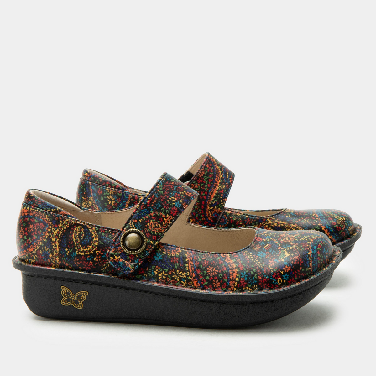 Alegria Paloma Grand Mary Jane Work Shoe Nursing Arch Support in Bold/Beautiful
