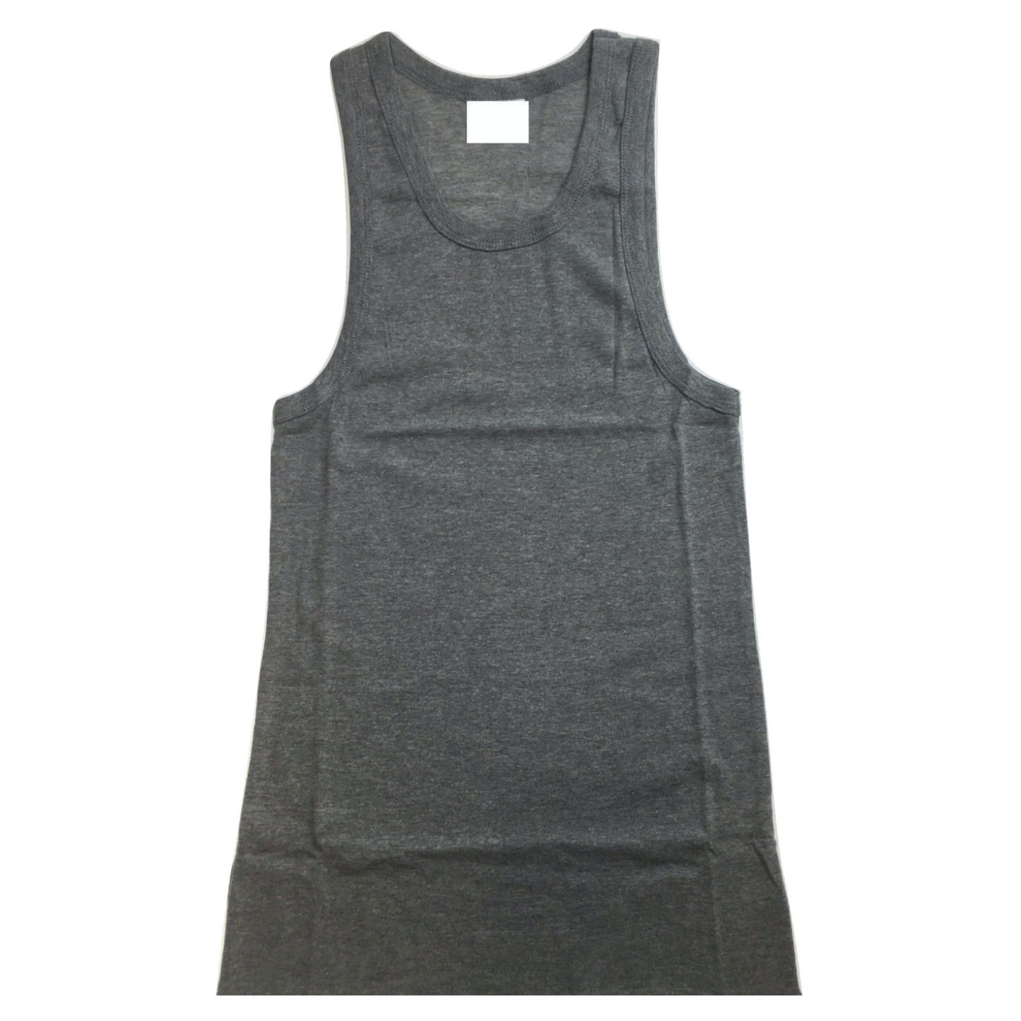 Mens 100% Cotton Plain Singlet Tank Top - Basic Slim Gym Top-9