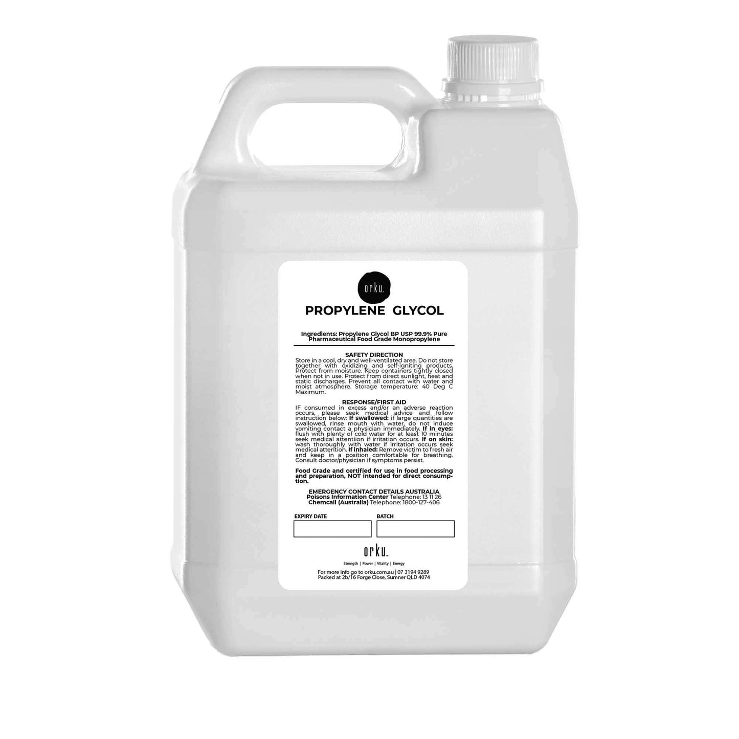 Propylene Glycol BP USP 99.9% Pure Pharmaceutical Food Grade Monopropylene-8