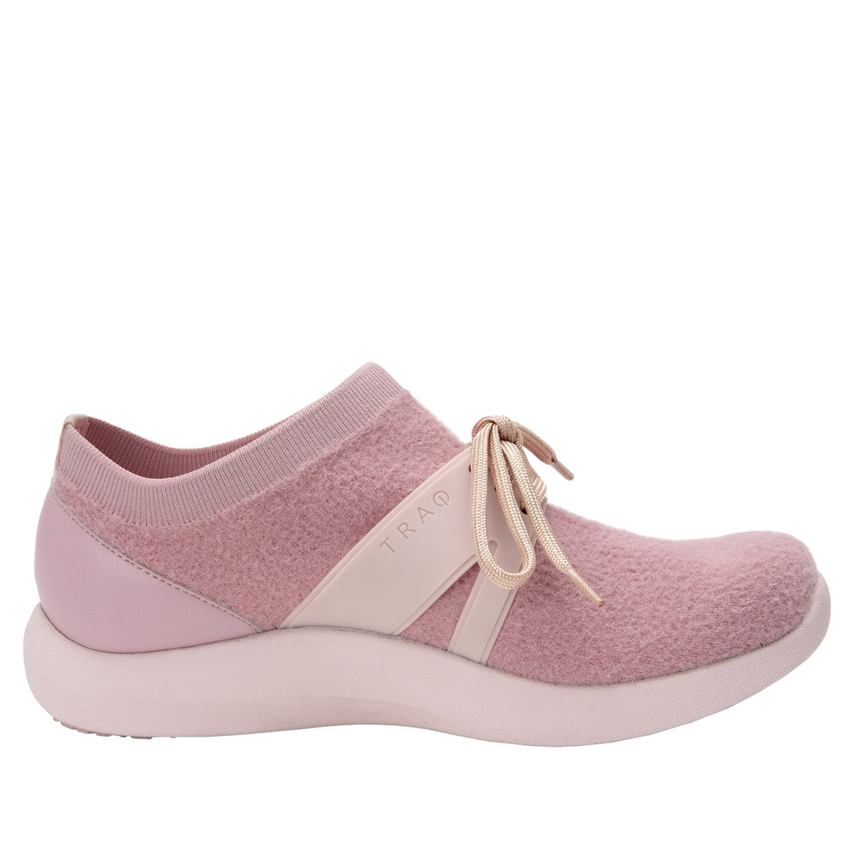 Traq By Alegria Womens Qool Comfort Smart Walking Shoe Sneaker - Fuzz Blush-4