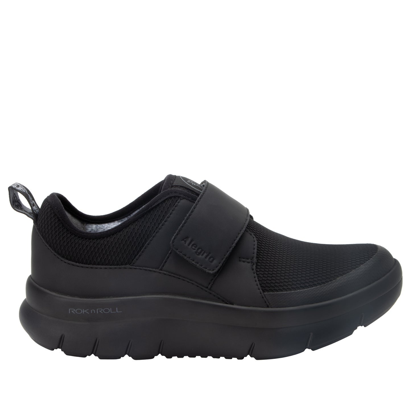 Alegria Womens Shoes Double Trouble Mesh Sneakers w/ Strap in Black-3