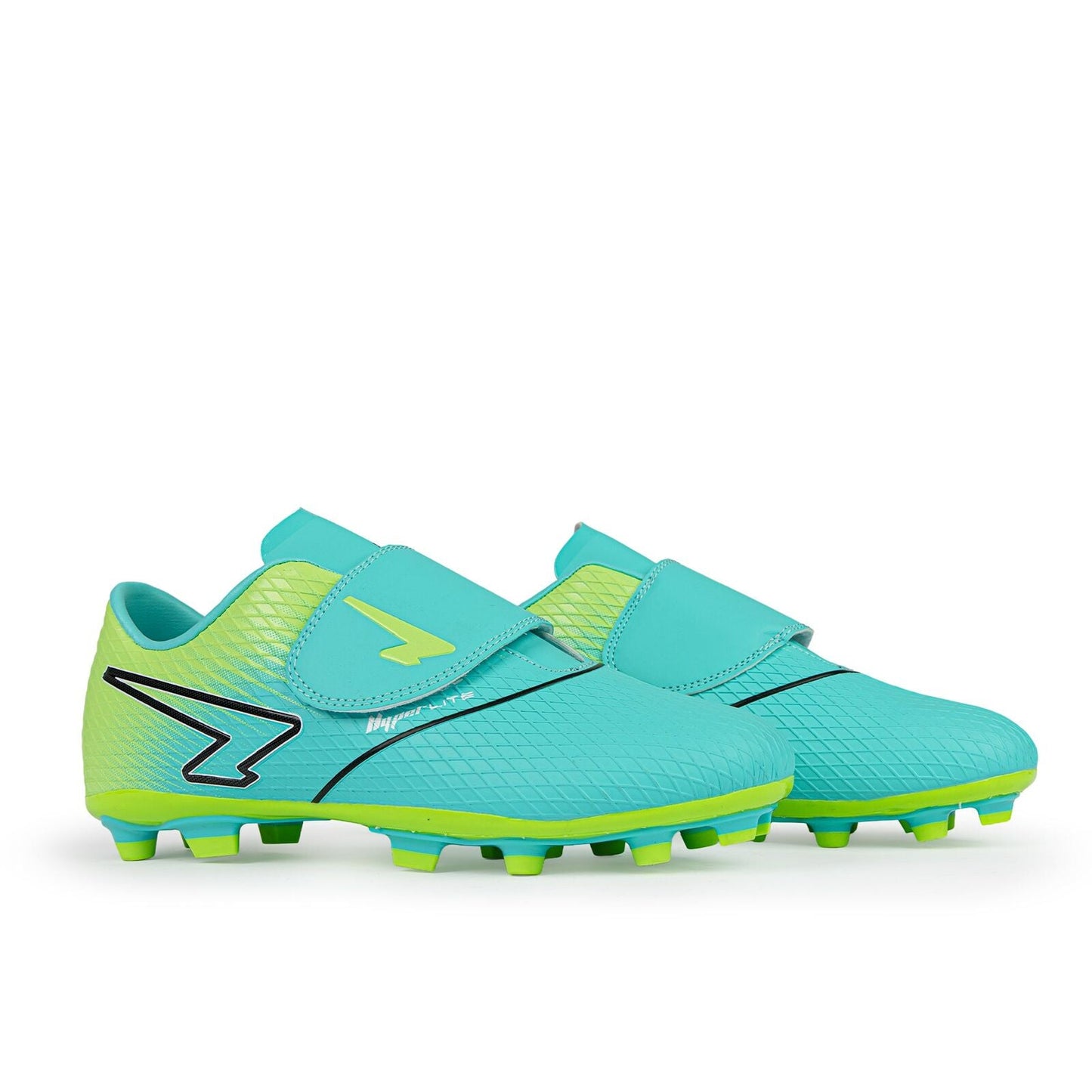 Sfida Equaliser V Strap Junior Football Soccer Boots - Aqua/Lime (Childrens/Kids)-4