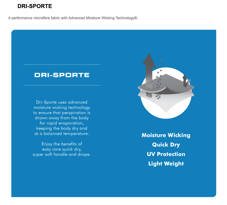 Sporte Leisure Maya Ladies Dress Dri Fit - Beach Glass-3