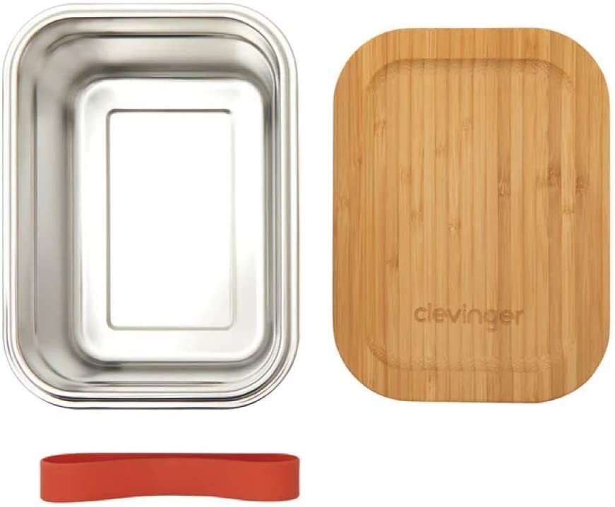 Stainless Steel Snack Box Food Container Storage Lunch BPA Free - 800ml-2