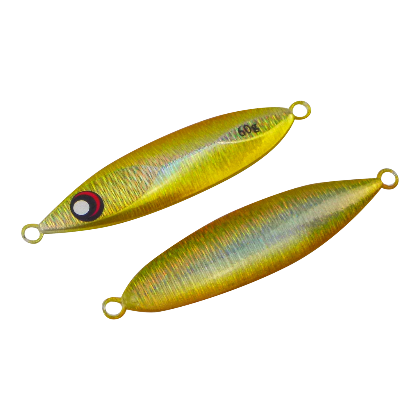 Finesse Slow Pitch Flutter Jig, 60gm, Gold Flash, 2 pack-0