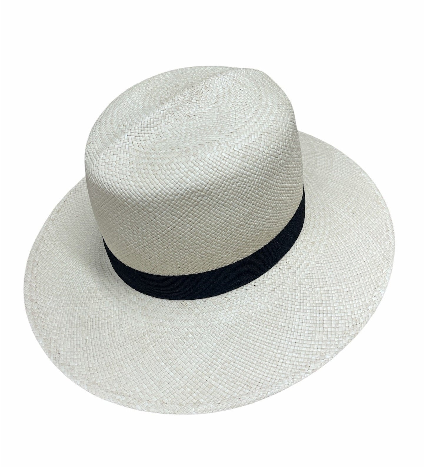 Hand Woven Panama Cooler Outback Hat Summer Breathable Waterproof - Natural-5