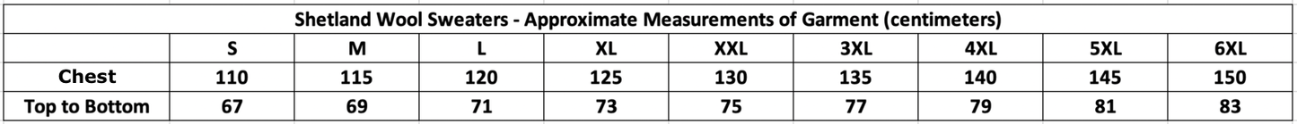 100% Shetland Ragg Wool V Neck Knit Jumper Pullover Mens Sweater Knitted - Nutmeg-2