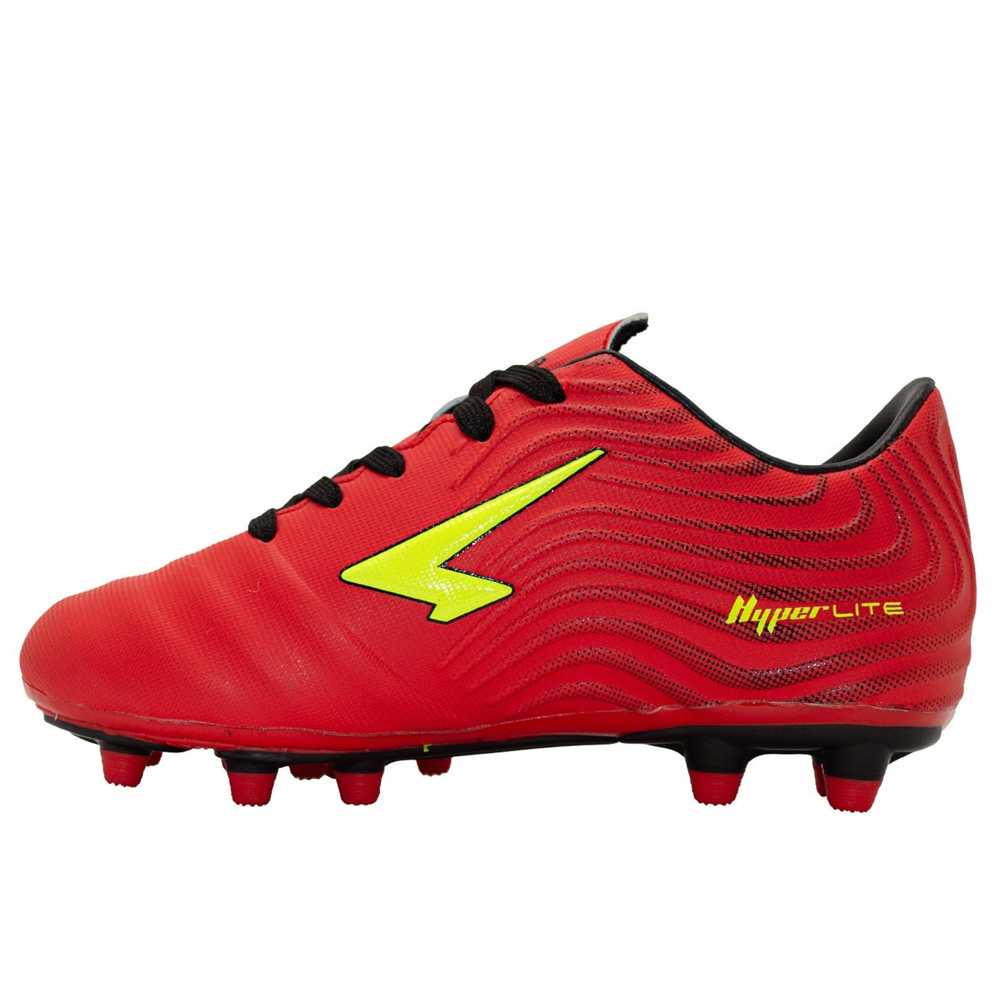 Swell Junior Football Boots - Red/Black/Yellow-4