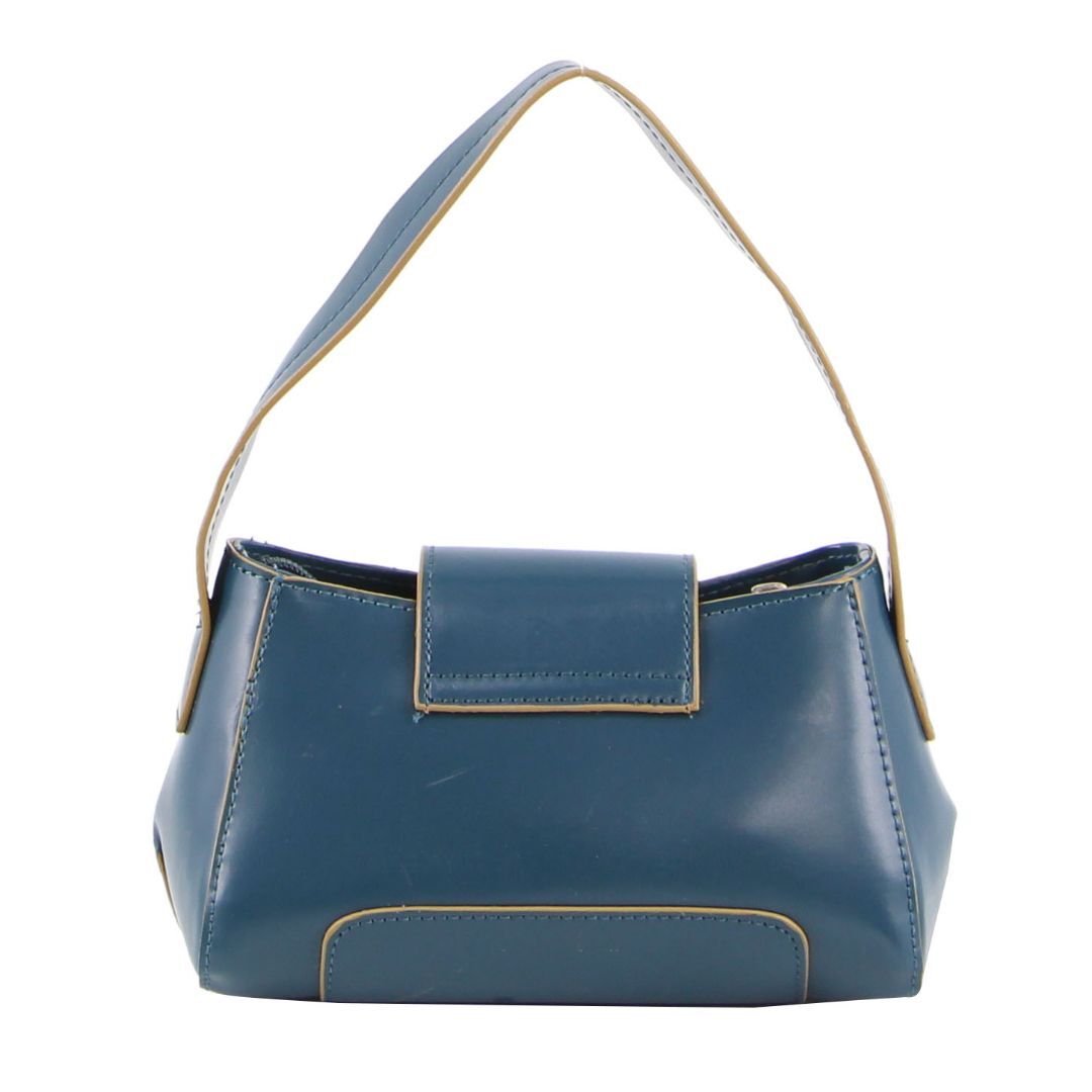 Milleni Mini Fashion Handbag Tote Bag in Teal-2