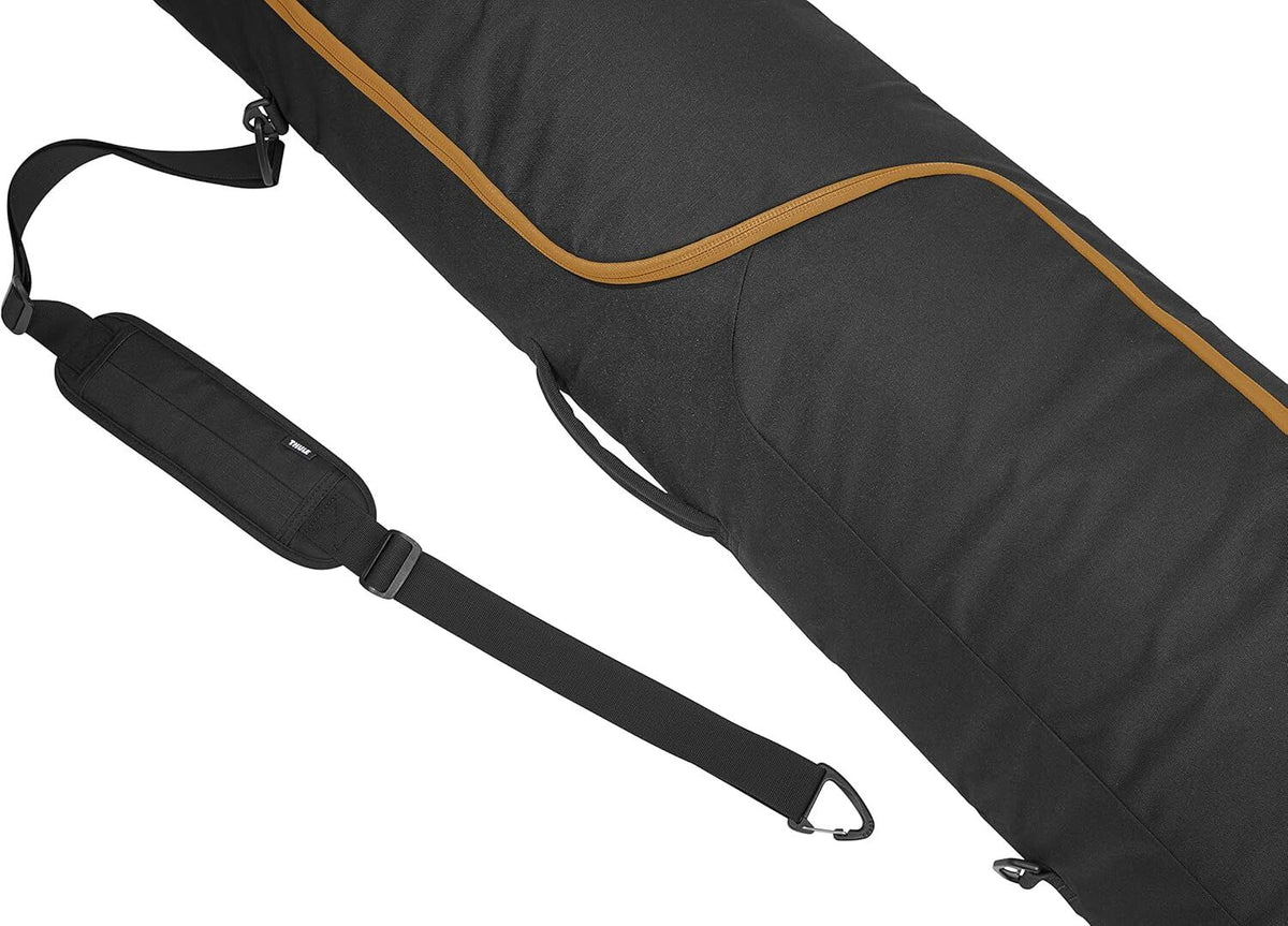 Thule 165cm Roundtrip Snowboard Bag Padded Travel Case in Black/Wood Thrush