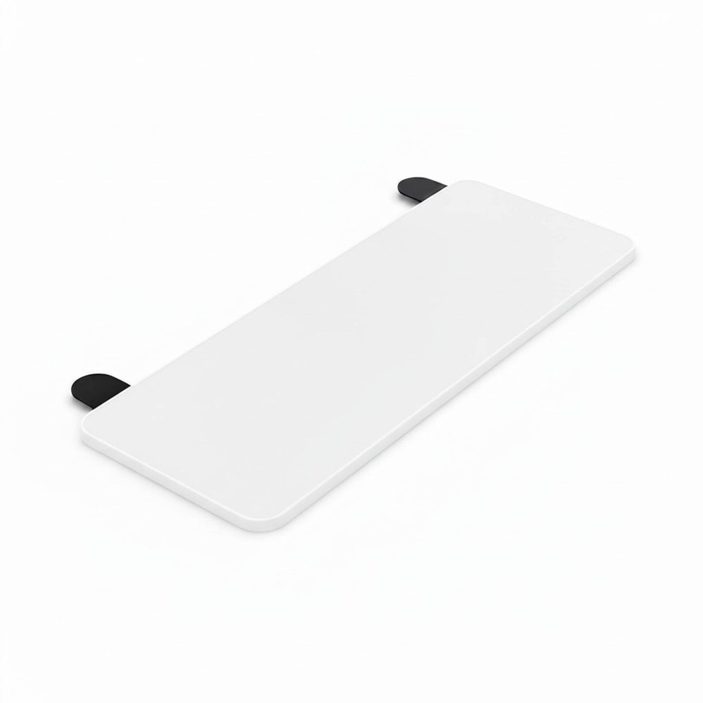 Tooleroo Folding Tray Desk Extender - Clamp-On Table Extension Shelf White-0