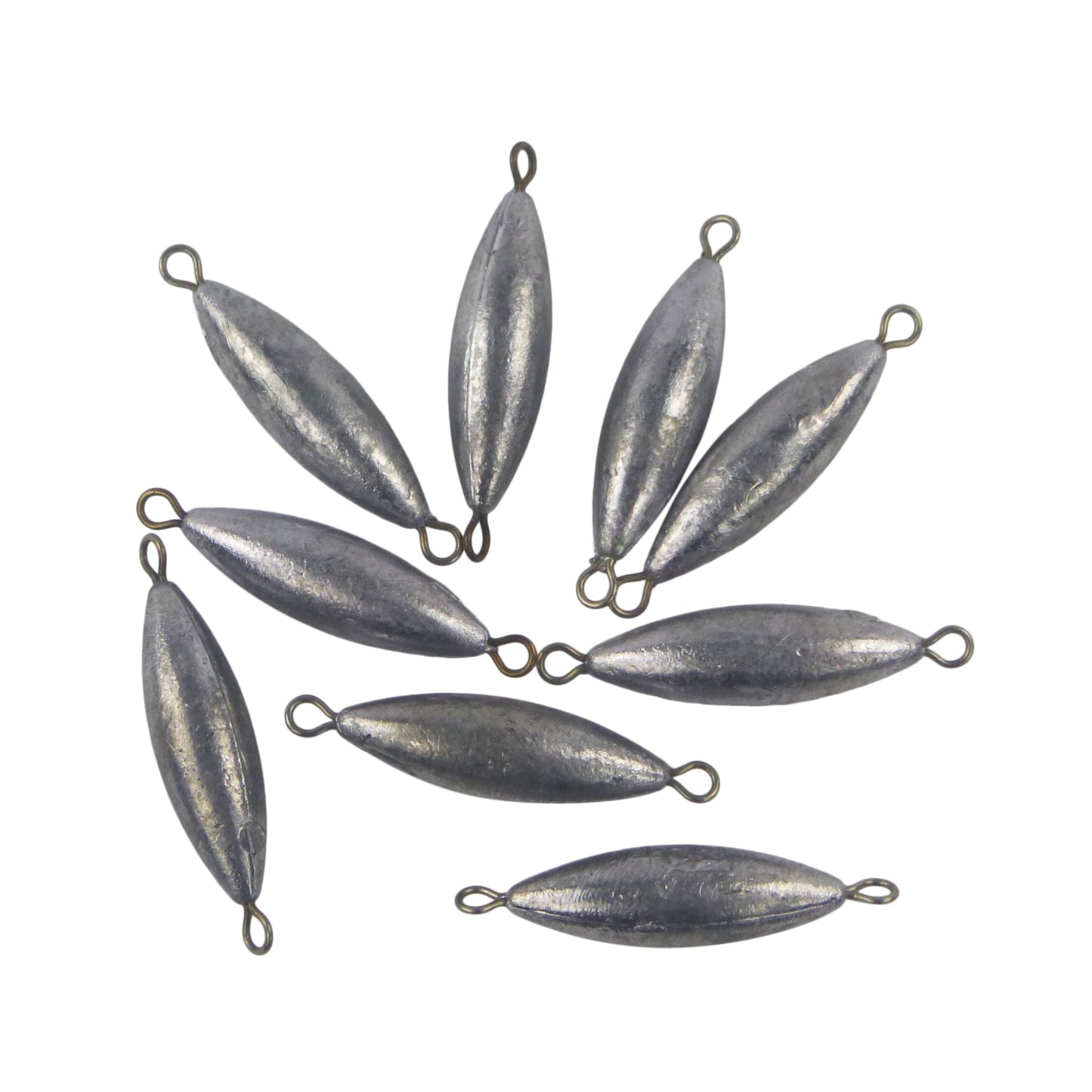 Swimerz 4oz Torpedo Trolling Sinker, Lead 9 Pack-0