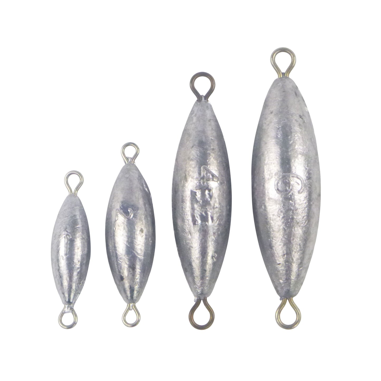 Swimerz Bulk Pack Torpedo Trolling Sinker, 4 sizes, Qty 58-0