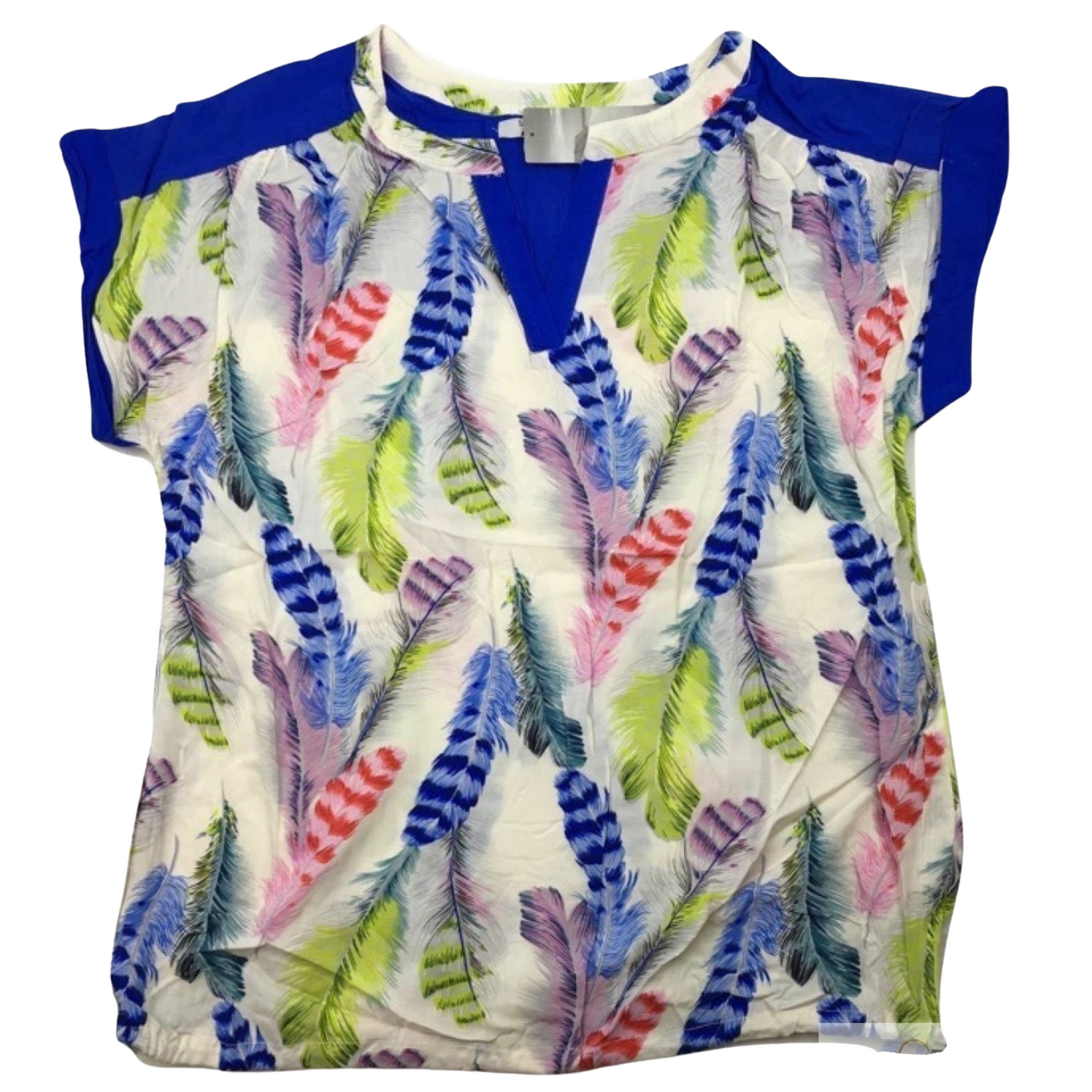 Womens Viscose Summer Gypsy Top Bohemian T Shirt Harem Tee Short Sleeve Blouse-6