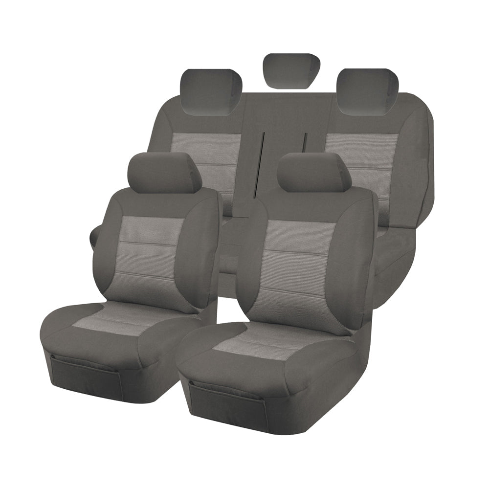 Premium Jacquard Seat Covers - For Chevrolet Colorado Rg Series Dual Cab (2012-2022)