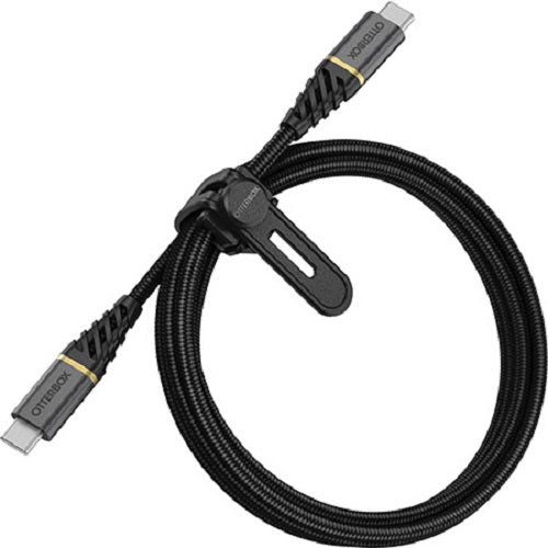 OTTERBOX USB-C to USB-C Fast Charge Cable Premium ( 78-52678 ) - Glamour Black - Proven rugged, tough