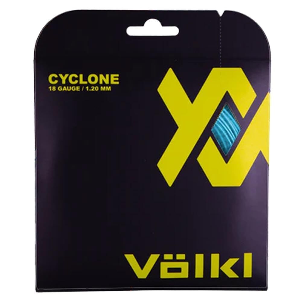 1 Pack Volkl Cyclone Tour 18g/1.20mm Tennis Racquet Strings - Neon Blue