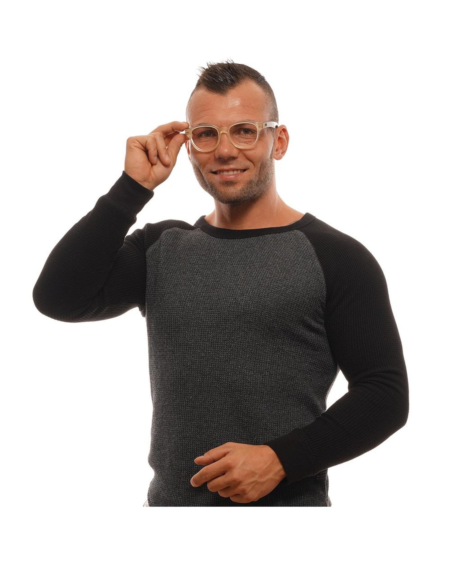Zegna Couture Men's Transparent Optical Frames - One Size