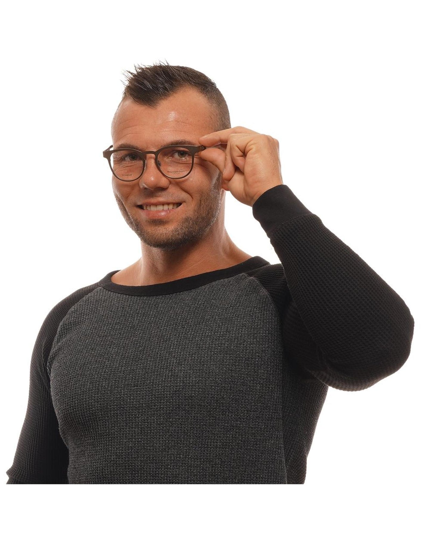 Zegna Couture Men's Bronze Optical Frames - One Size