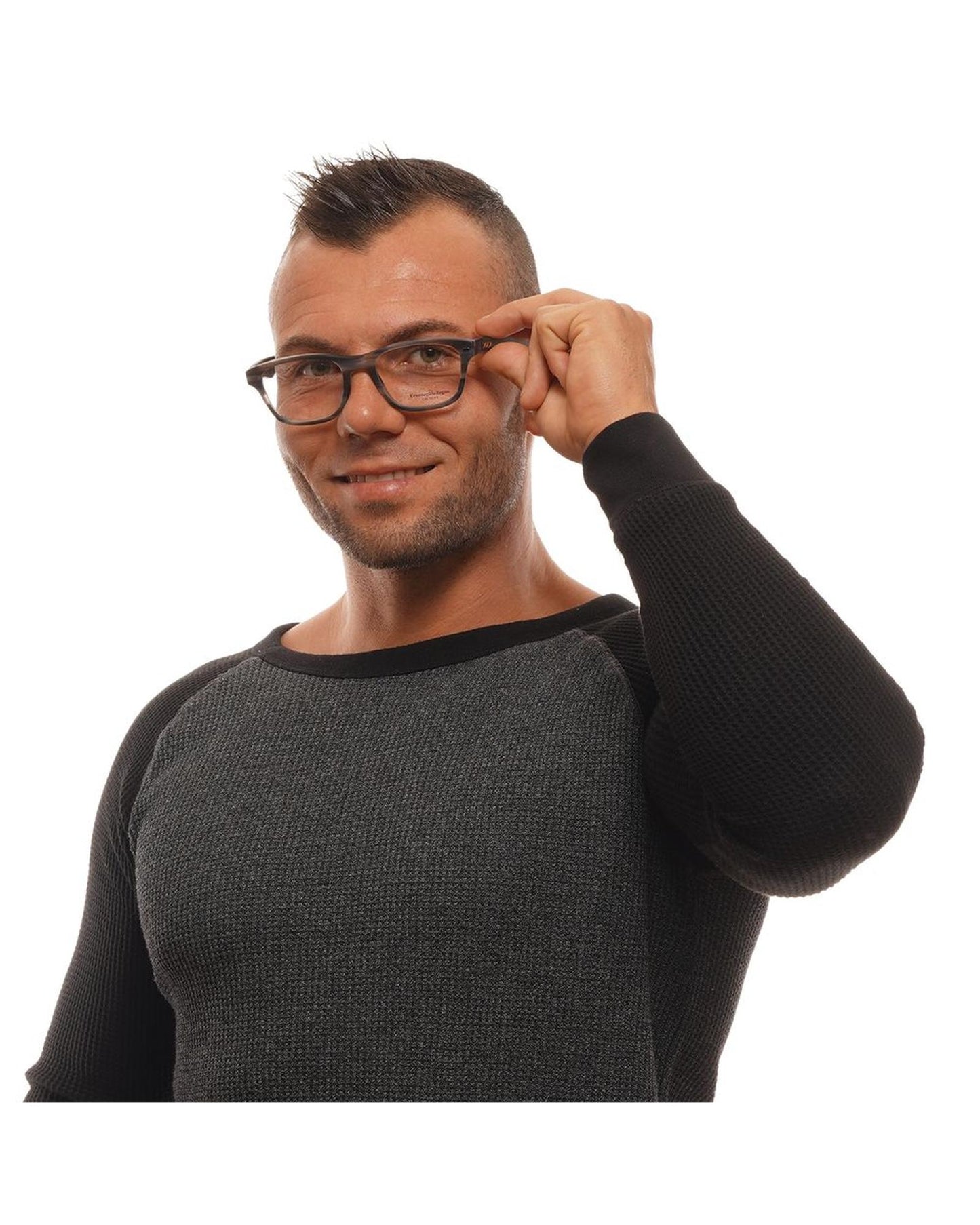 Zegna Couture Men's Gray Optical Frames - One Size