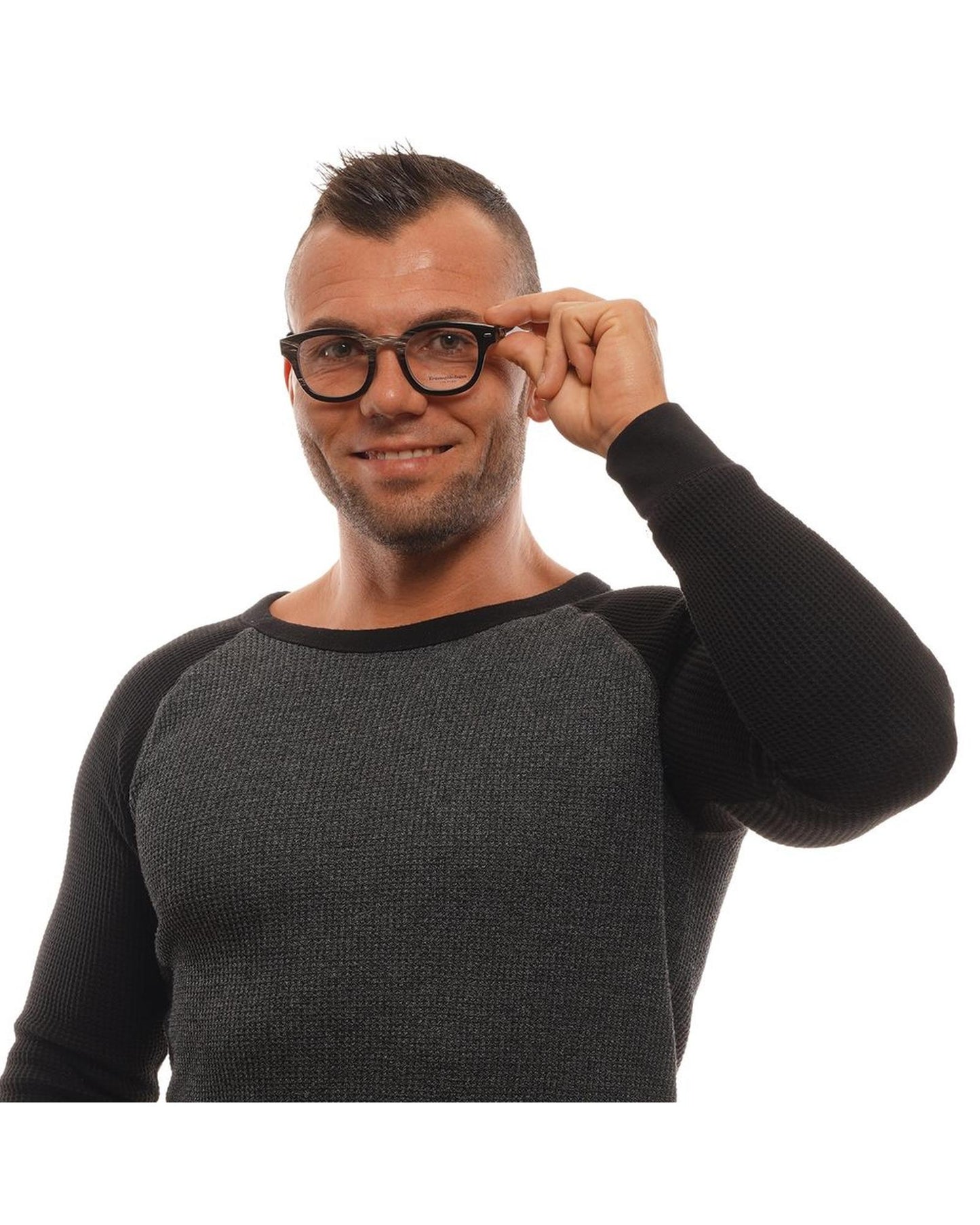 Zegna Couture Men's Brown Optical Frames - One Size
