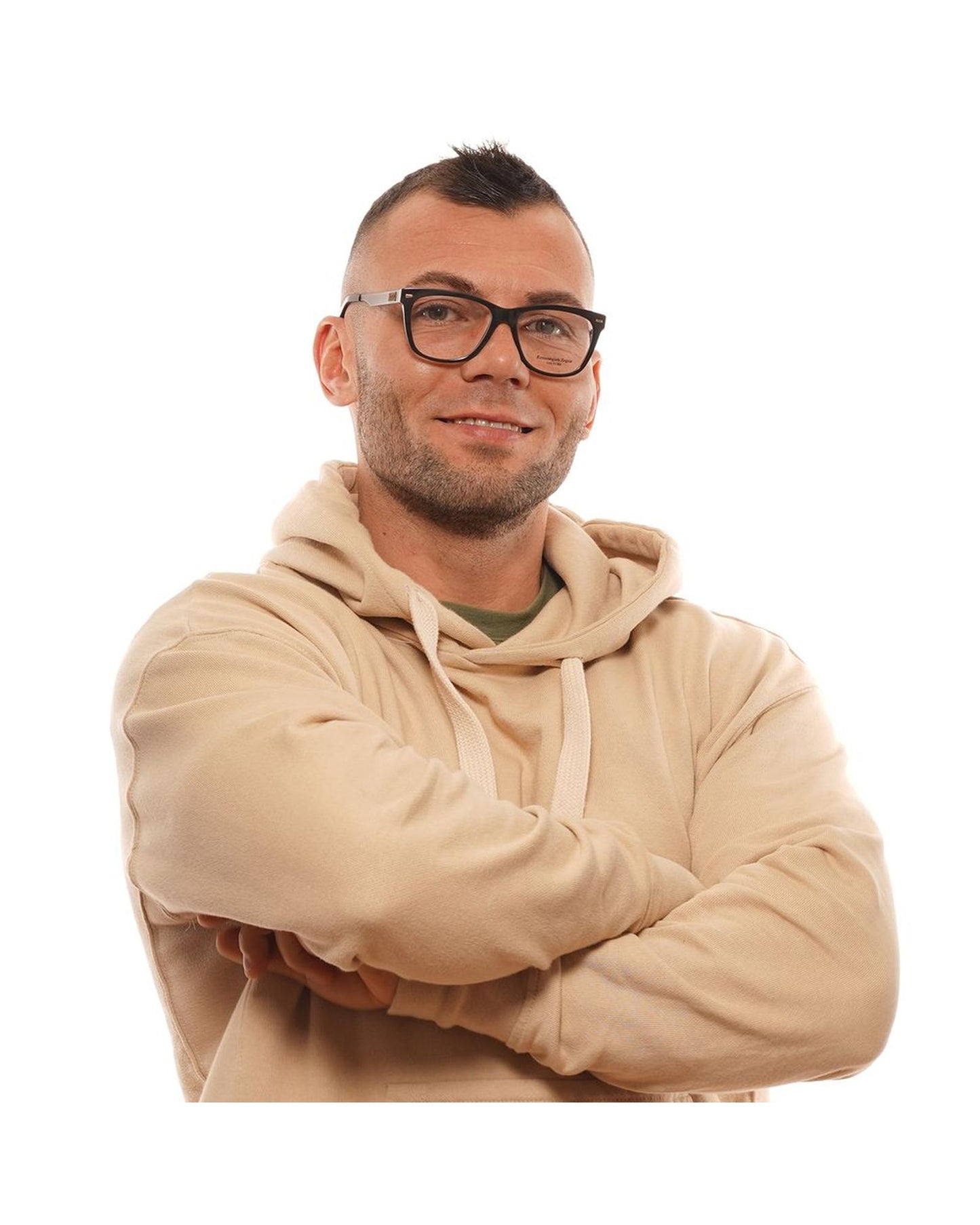 Zegna Couture Men's Brown Optical Frames - One Size