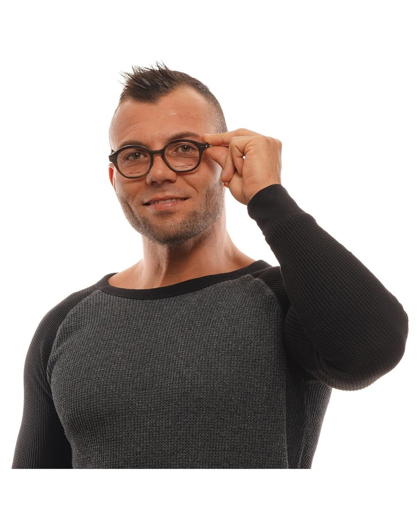 Zegna Couture Men's Brown Optical Frames - One Size