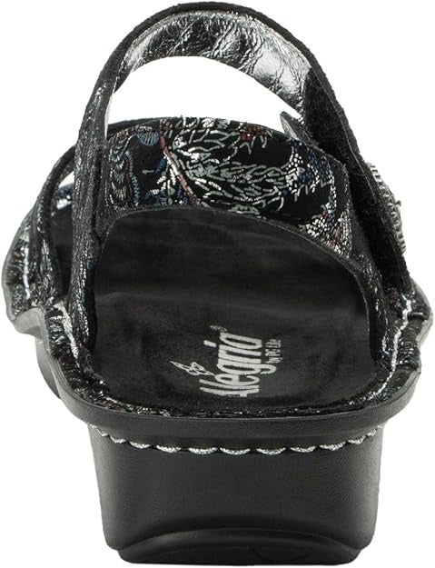 Alegria Womens Vienna 2 Strap Sandals w/ Backstrap in Silver Hour-4