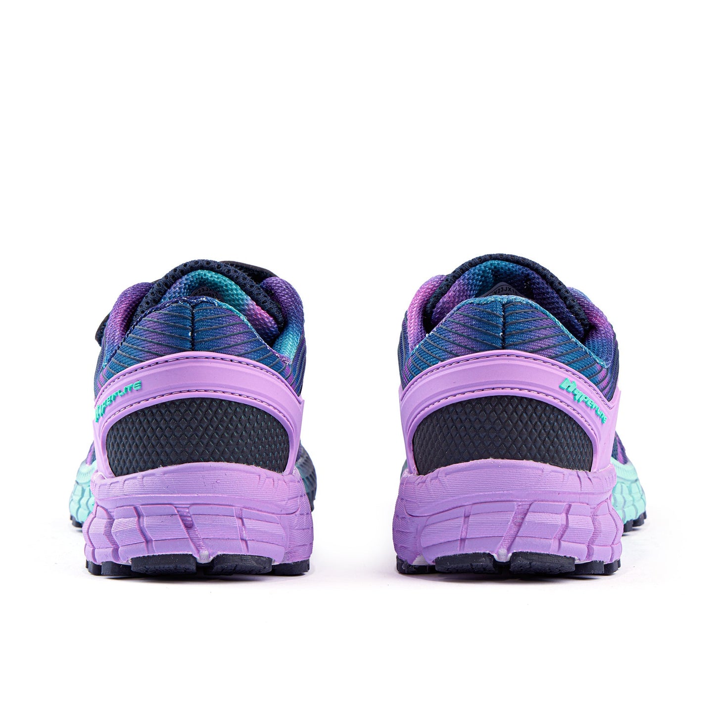Vivid Multi Girls V Strap Runner - Navy/Violet/Mint-4