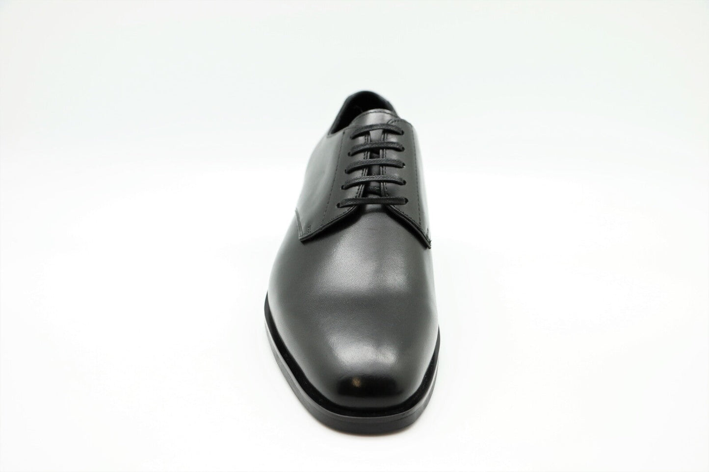 Massa Mens Valentino Leather Lace Up Dress Shoes Formal Work - Black-4