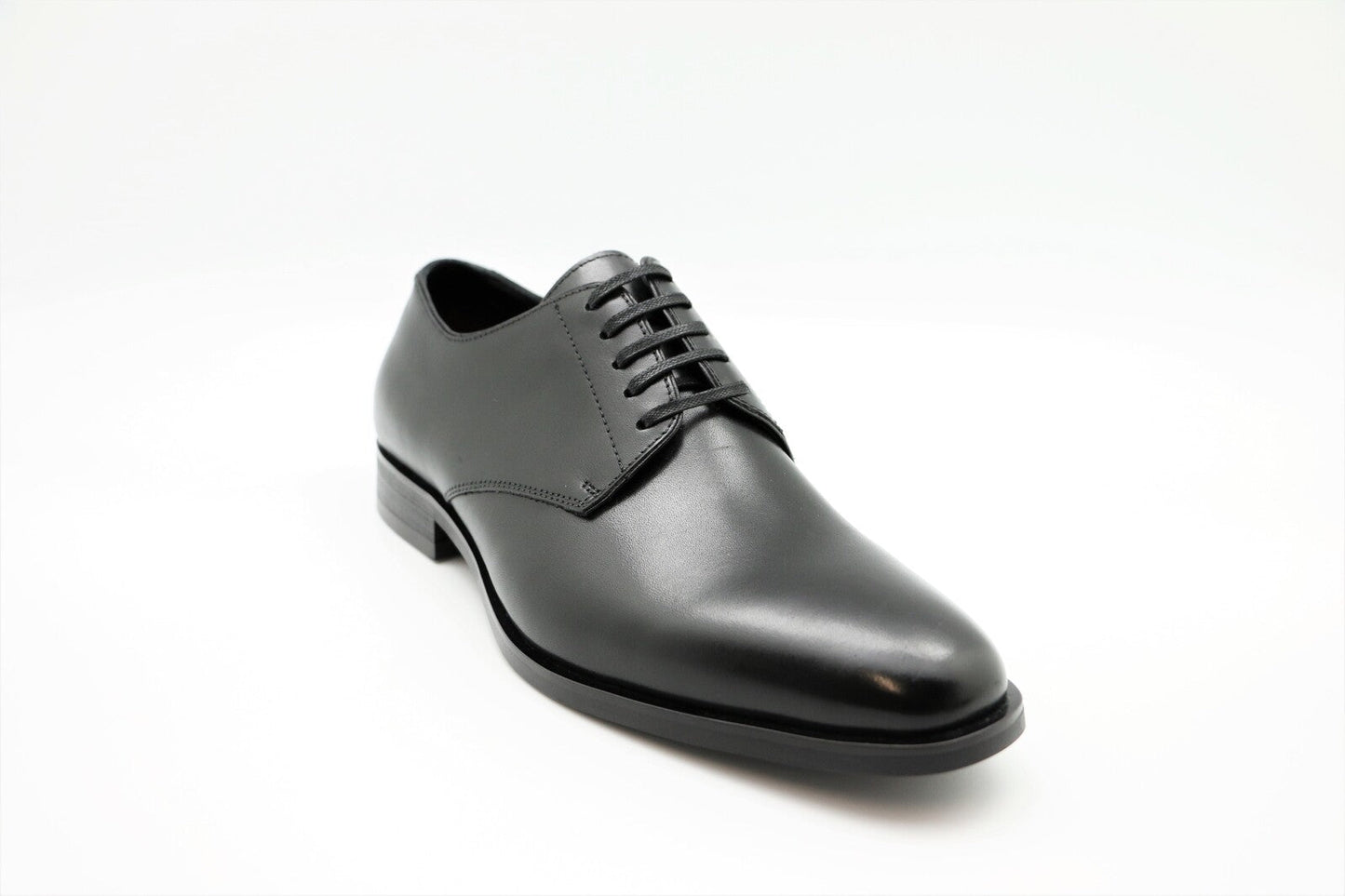 Massa Mens Valentino Leather Lace Up Dress Shoes Formal Work - Black-3
