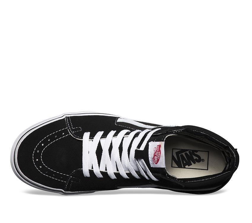 VANS SK8 Hi Casual Shoes High Top Canvas Skateboard Sneakers Old Skool - Black/White-3