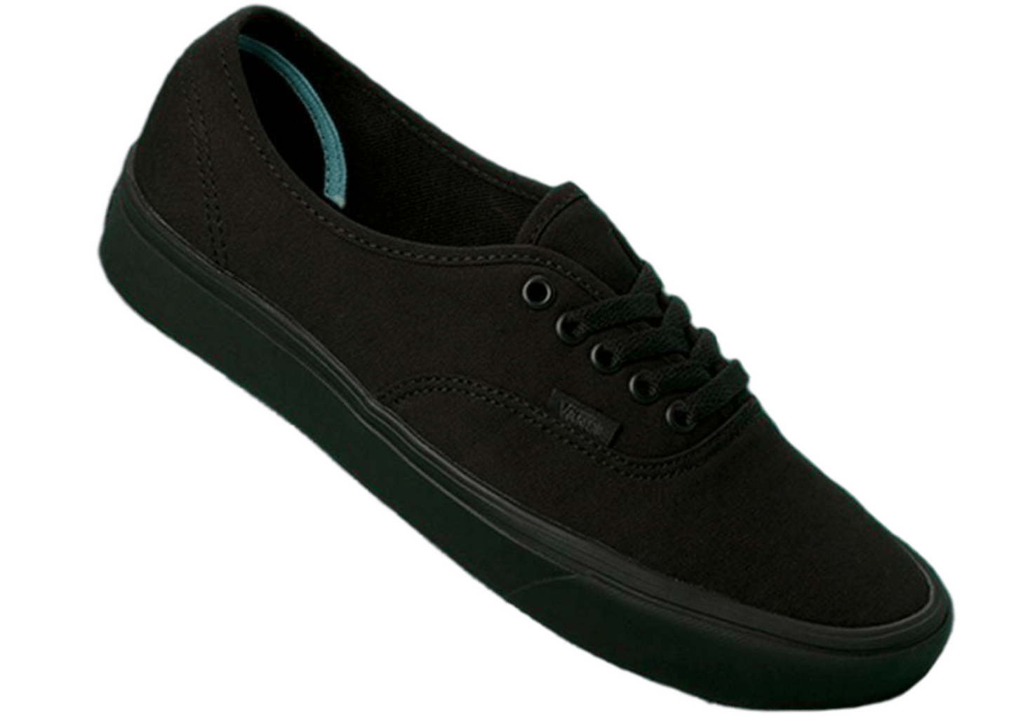 Vans Mens Authentic Comfycush Canvas Shoes Classic Sneaker Casual - Black/Black-4