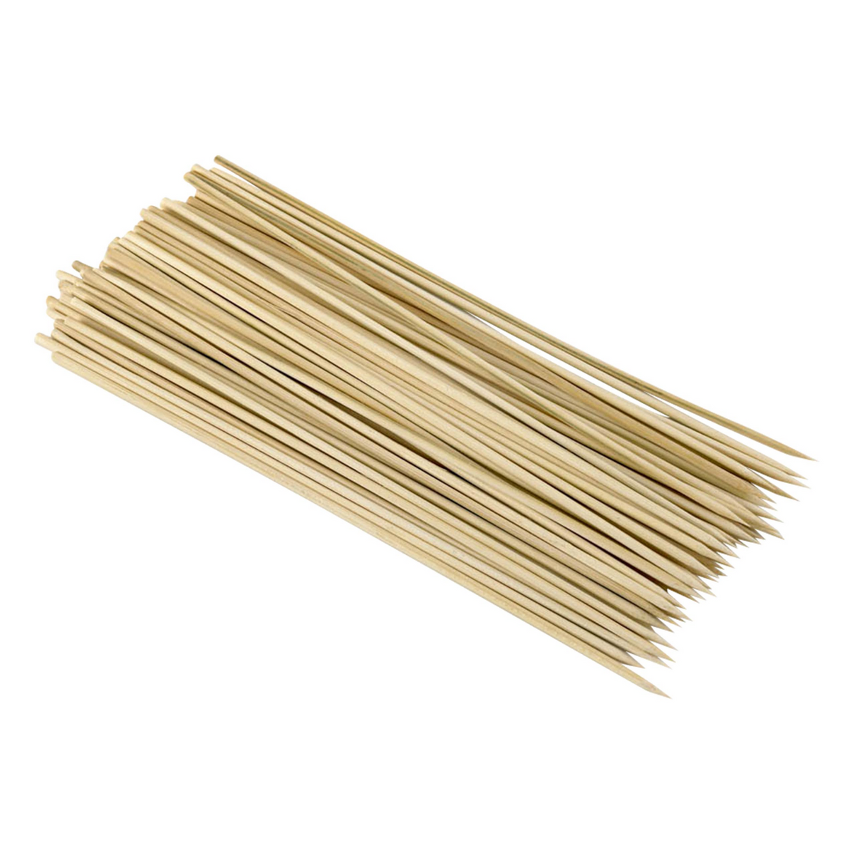 5400x 20cm Bamboo Skewers Disposable Round Wooden Kebab Satay Meat BBQ Stick
