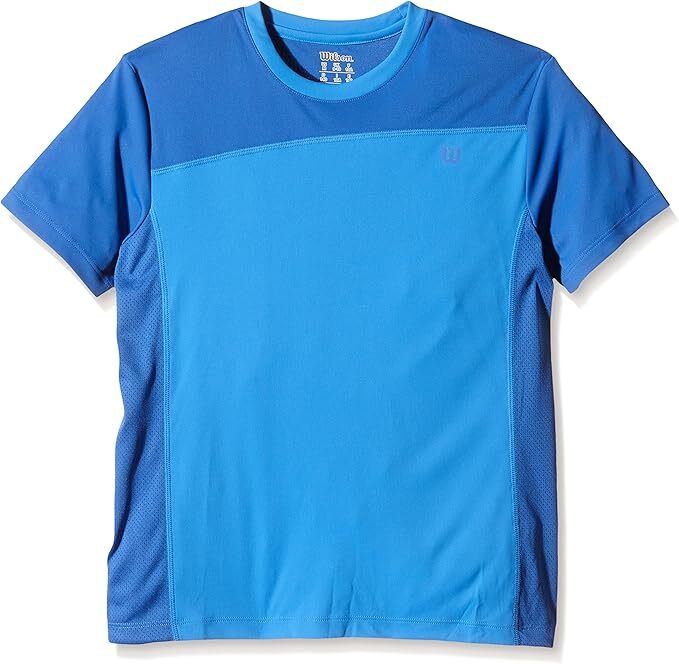 Wilson's Boys ProStaff Crew T-Shirt Top Tennis Competition Kids - Blue-0