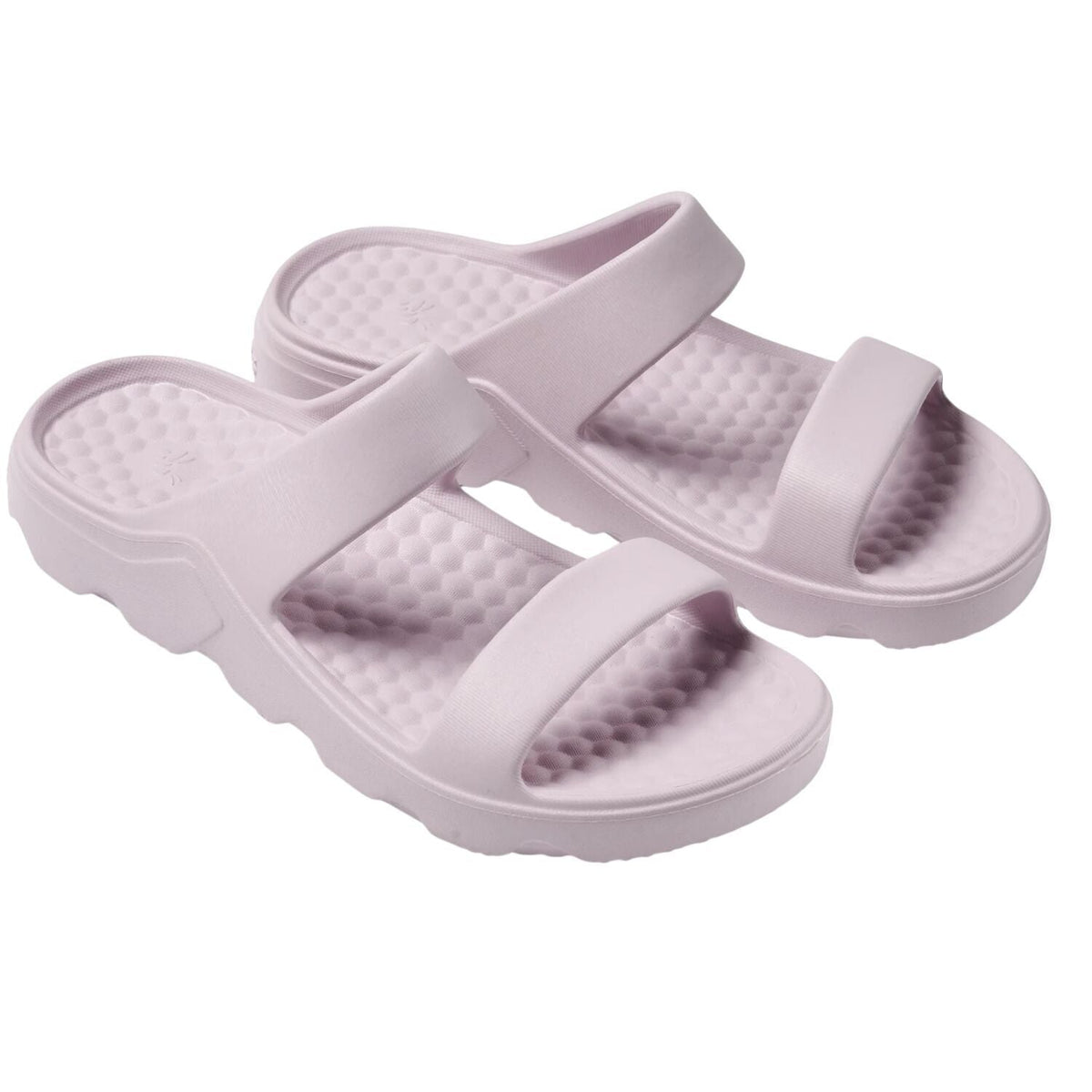 Joybees Womens Riviera Sandal Lightweight Slip-On Comfort Lug Sole in Misted Mauve