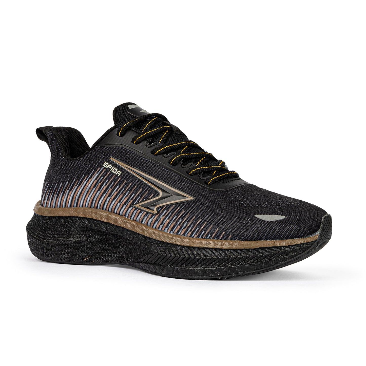 Zephyr 2.0 Ladies Runners - Black/Gold-1