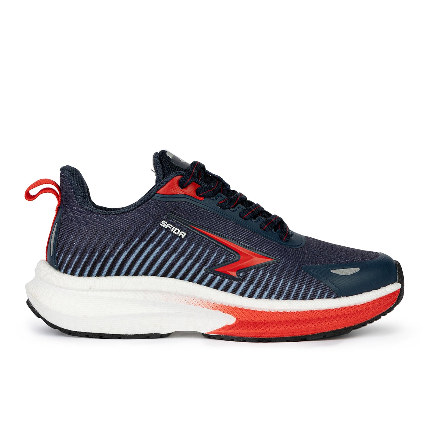 Zephyr 2.0 Boys Runners - Navy/Red Lace-0