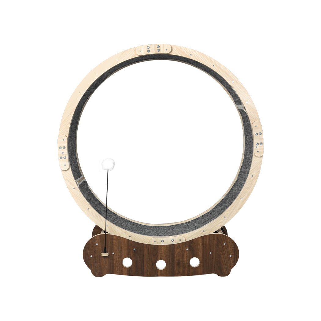 Cat Exercise Wheel Running Treadmill and Scratcher Toy Furniture 50kg-1