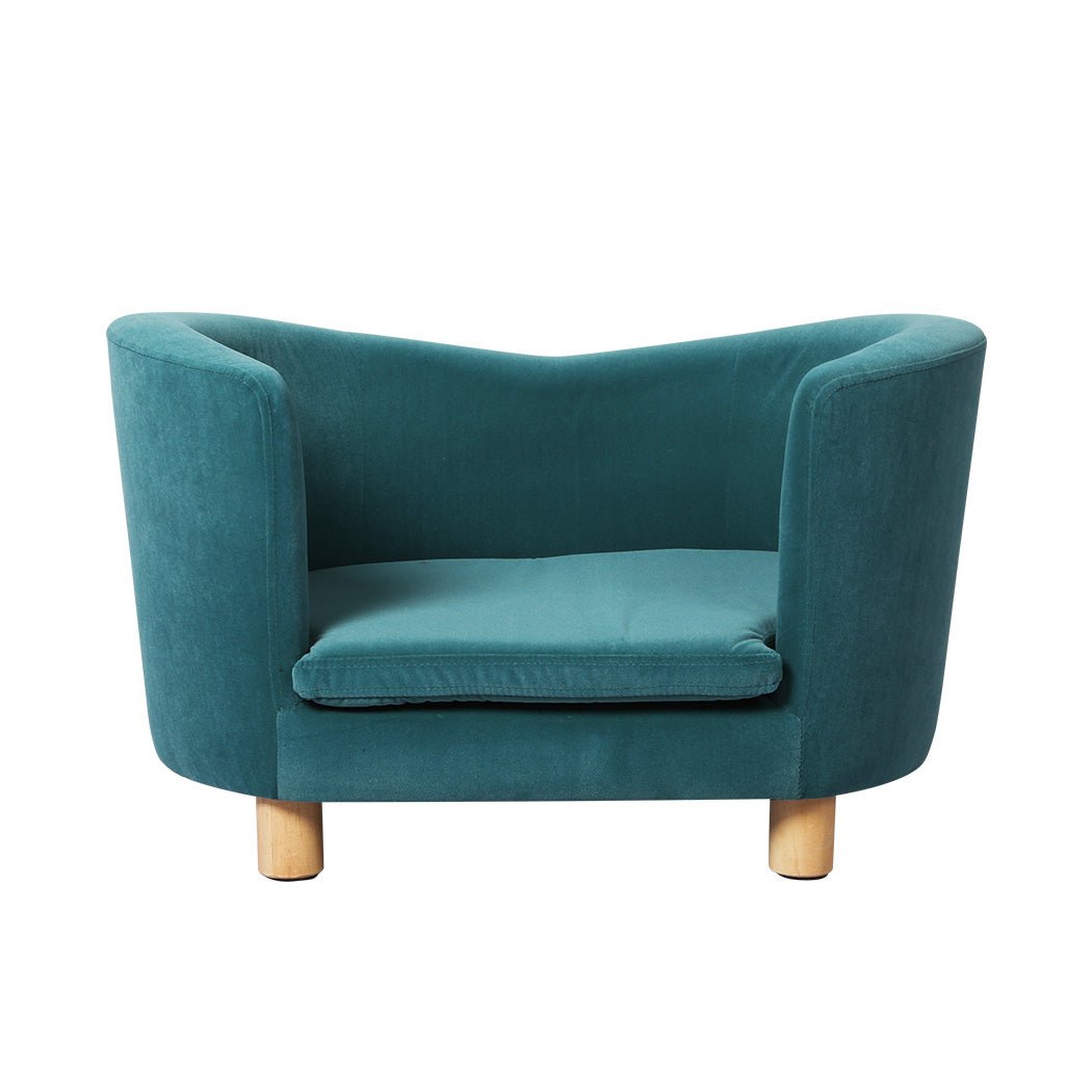 Elevated Dog Lounge in Teal-1