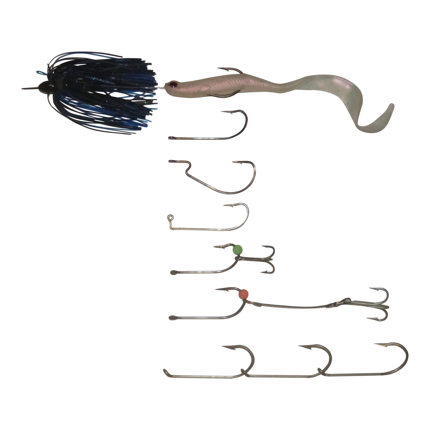 Vike 11/4 oz Skirted Microjig in Black Blue-1
