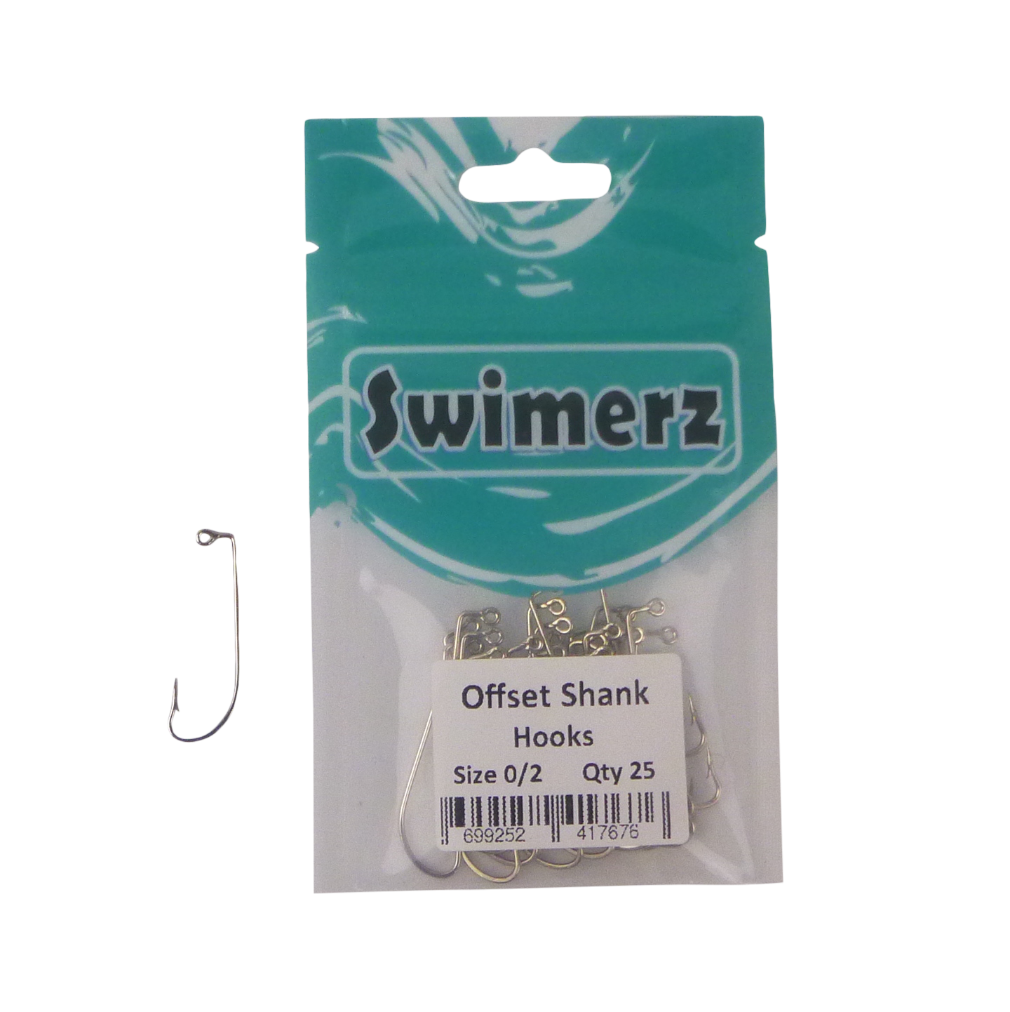 Swimerz 0/2 Offset Shank Jig Hook 25 Pack-1