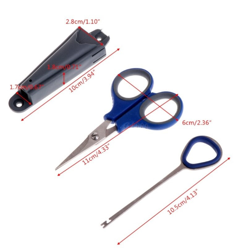Rig Ezy Braid Scissors and Hook Removal Tool Kit-2