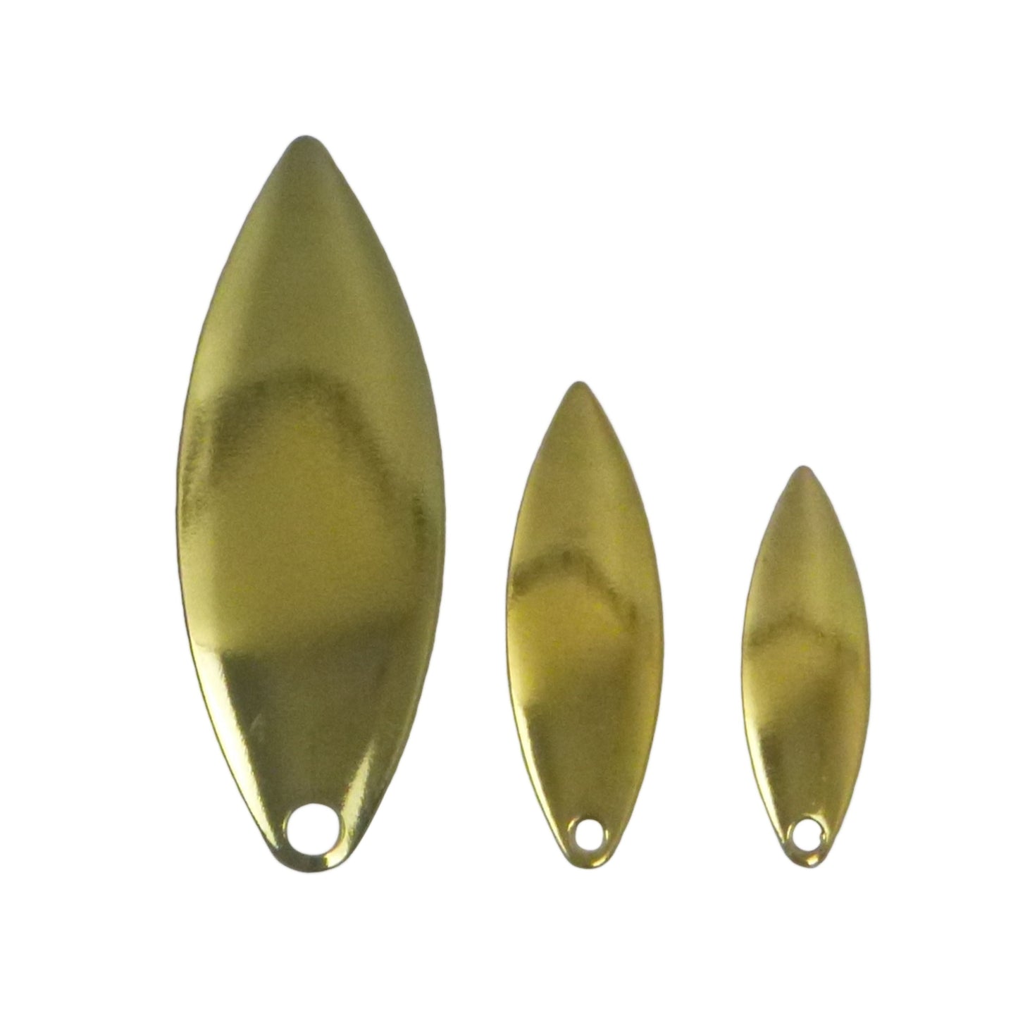 Artizan Smooth Willow Blade, Brass, 48mmL x 17mmW, Qty 5-2