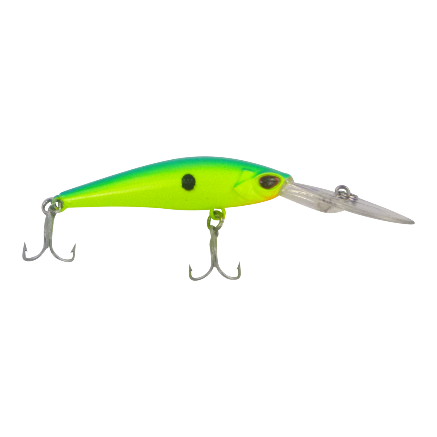 Finesse Wobbler Diving Lure, Ballistic Green, 90mm-0
